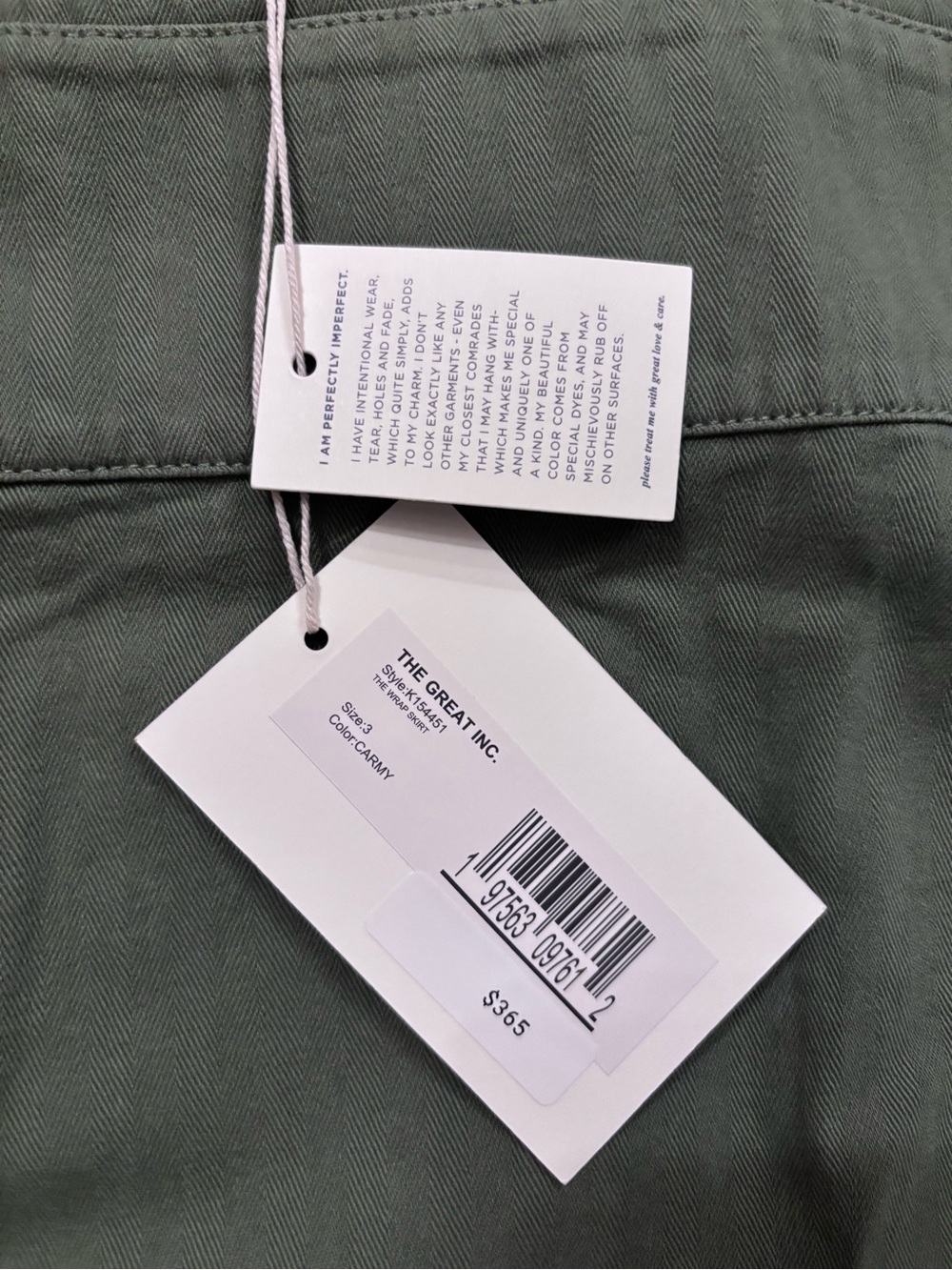 *NWT* THE GREAT THE WRAP SKIRT SIZE 3 - Picture 10 of 11
